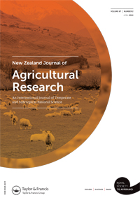 Cover image for New Zealand Journal of Agricultural Research, Volume 67, Issue 2