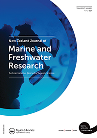 Cover image for New Zealand Journal of Marine and Freshwater Research, Volume 58, Issue 1