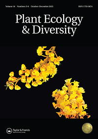 Cover image for Plant Ecology & Diversity, Volume 16, Issue 5-6