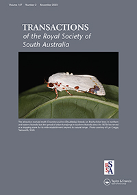 Cover image for Transactions of the Royal Society of South Australia, Volume 147, Issue 2