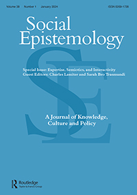 Cover image for Social Epistemology, Volume 38, Issue 1