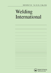 Cover image for Welding International, Volume 38, Issue 5