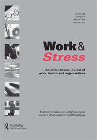 Cover image for Work & Stress, Volume 38, Issue 1