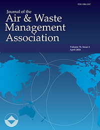 Cover image for Journal of the Air & Waste Management Association, Volume 74, Issue 4