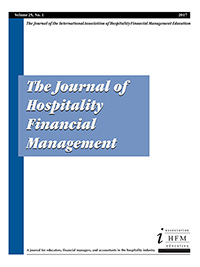Cover image for The Journal of Hospitality Financial Management, Volume 25, Issue 1