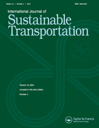 Cover image for International Journal of Sustainable Transportation, Volume 18, Issue 4