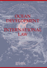 Cover image for Ocean Development & International Law, Volume 54, Issue 3