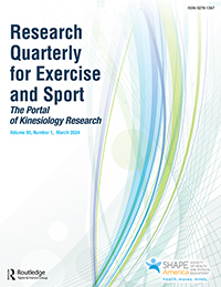 Cover image for Research Quarterly for Exercise and Sport, Volume 95, Issue 1