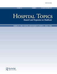 Cover image for Hospital Topics, Volume 101, Issue 4