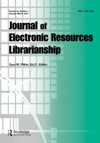 Cover image for Journal of Electronic Resources Librarianship, Volume 36, Issue 1