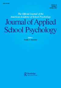Cover image for Journal of Applied School Psychology, Volume 40, Issue 1