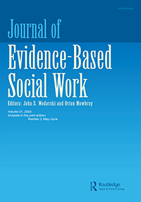 Cover image for Journal of Evidence-Based Social Work, Volume 21, Issue 3