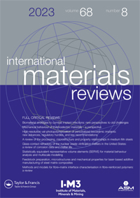 Cover image for International Materials Reviews, Volume 68, Issue 8