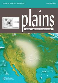 Cover image for Plains Anthropologist, Volume 68, Issue 265