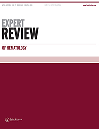 Journal cover image for Expert Review of Hematology