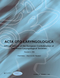 Journal cover image for Acta Oto-Laryngologica