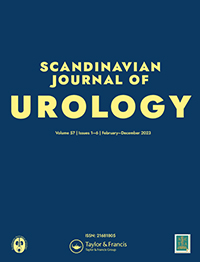 Journal cover image for Scandinavian Journal of Urology