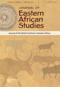Journal cover image for Journal of Eastern African Studies