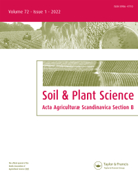 Journal cover image for Acta Agriculturae Scandinavica, Section B — Soil & Plant Science