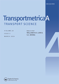 Journal cover image for Transportmetrica A: Transport Science