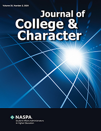 Journal cover image for Journal of College and Character