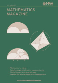 Journal cover image for Mathematics Magazine