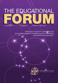 Journal cover image for The Educational Forum