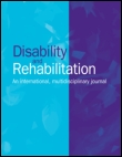 Cover image for Disability and Rehabilitation, Volume 36, Issue 3, 2014