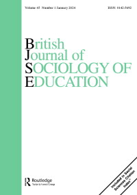 Cover image for British Journal of Sociology of Education, Volume 45, Issue 1, 2024