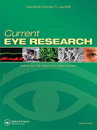 Cover image for Current Eye Research, Volume 43, Issue 7, 2018