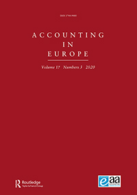 Cover image for Accounting in Europe, Volume 17, Issue 3, 2020