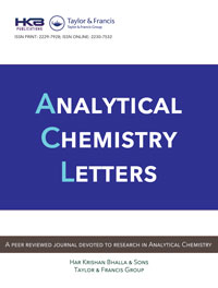 Cover image for Analytical Chemistry Letters