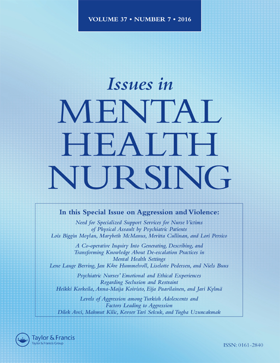 Cover image for Issues in Mental Health Nursing, Volume 37, Issue 7, 2016
