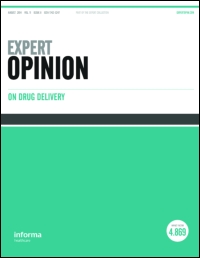 Cover image for Expert Opinion on Drug Delivery, Volume 15, Issue 9, 2018