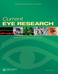Cover image for Current Eye Research, Volume 42, Issue 6, 2017