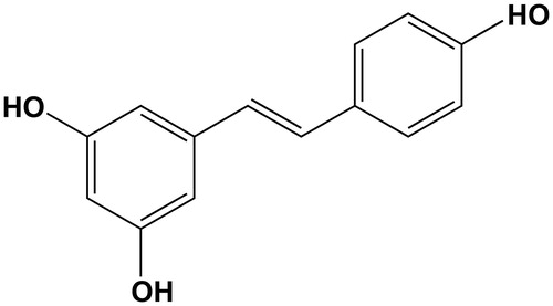 Figure 1. The molecular formulation of resveratrol.