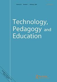 Cover image for Technology, Pedagogy and Education, Volume 33, Issue 1, 2024