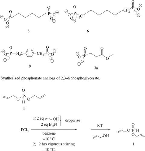 Scheme 1. Synthesis of diallyl phosphonate.