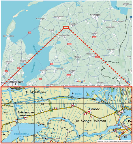 Figure 1. Location of the Hegewarren polder.