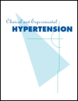 Cover image for Clinical and Experimental Hypertension, Volume 30, Issue 6, 2008