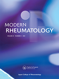 Cover image for Modern Rheumatology, Volume 31, Issue 4, 2021