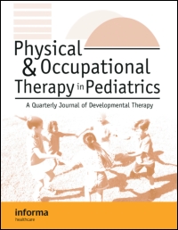 Cover image for Physical & Occupational Therapy In Pediatrics, Volume 21, Issue 2-3, 2002
