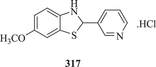 Figure 62.  Chemical structure of benzothiazoline derivatives.