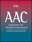 Cover image for Augmentative and Alternative Communication, Volume 29, Issue 3, 2013