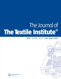Cover image for The Journal of The Textile Institute, Volume 115, Issue 4, 2024