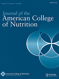 Cover image for Journal of the American Nutrition Association, Volume 37, Issue 5, 2018