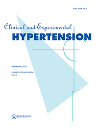 Cover image for Clinical and Experimental Hypertension, Volume 44, Issue 1, 2022