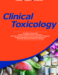 Cover image for Clinical Toxicology, Volume 56, Issue 10, 2018
