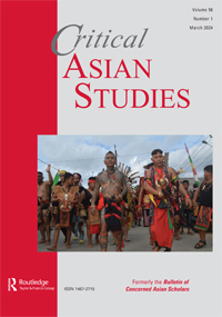 Cover image for Critical Asian Studies