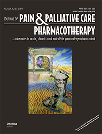 Cover image for Journal of Pain & Palliative Care Pharmacotherapy, Volume 28, Issue 4, 2014